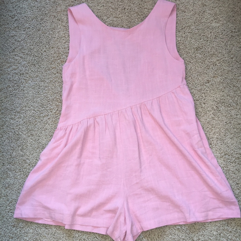 Pink Princess Polly Romper